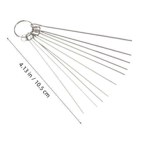 6 Pcs Solder Nozzle Needle 10.50x1.80x0.70cm Silver 2