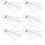 6 Pcs Solder Nozzle Needle 10.50x1.80x0.70cm Silver 10