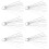 6 Pcs Solder Nozzle Needle 10.50x1.80x0.70cm Silver 9