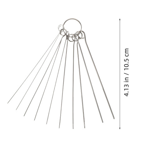 6 Pcs Solder Nozzle Needle 10.50x1.80x0.70cm Silver 1