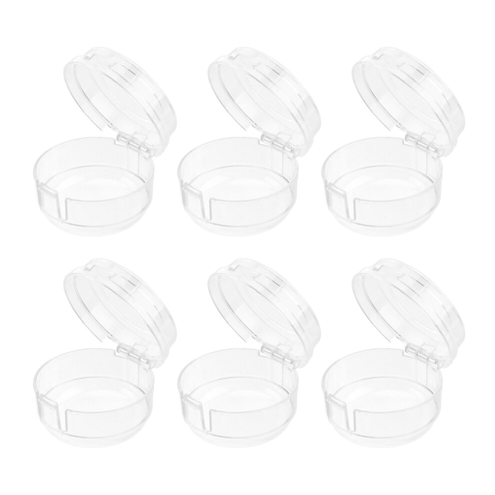 6Pcs Plastic Stove Knob Covers Safe Gas Protector Guards White Solustre