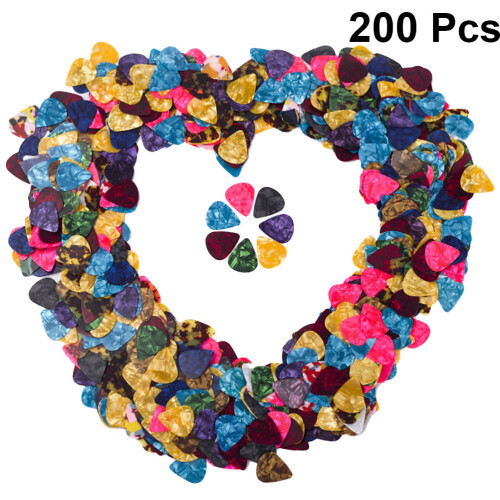 200 Pcs Guitar Plectrum Ukulele Pick Thin Picks Cool 2