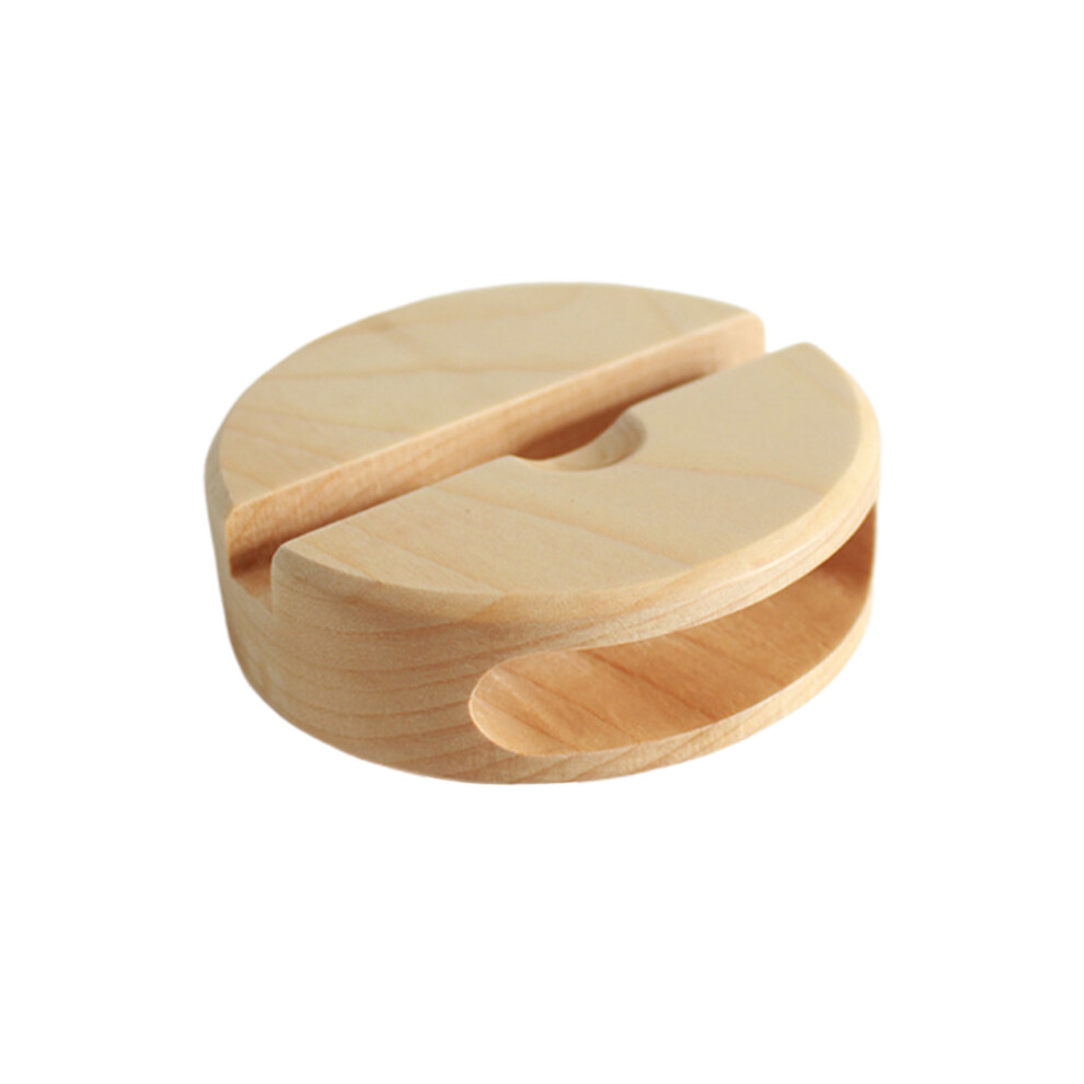 Mobile Phone Sound Amplifier Desktop Stand Support Wooden Holder 3164024124856