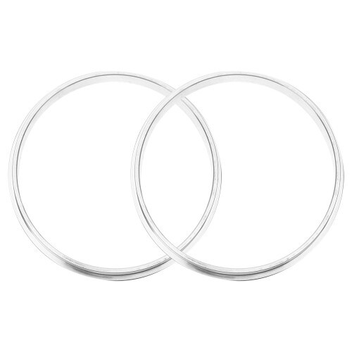 Aluminum Cup Sealer Ring 2pcs Silver For Home And Office Use 1