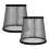 2pcs Clip Bulb Lampshade Branches Fabric Ceiling 1