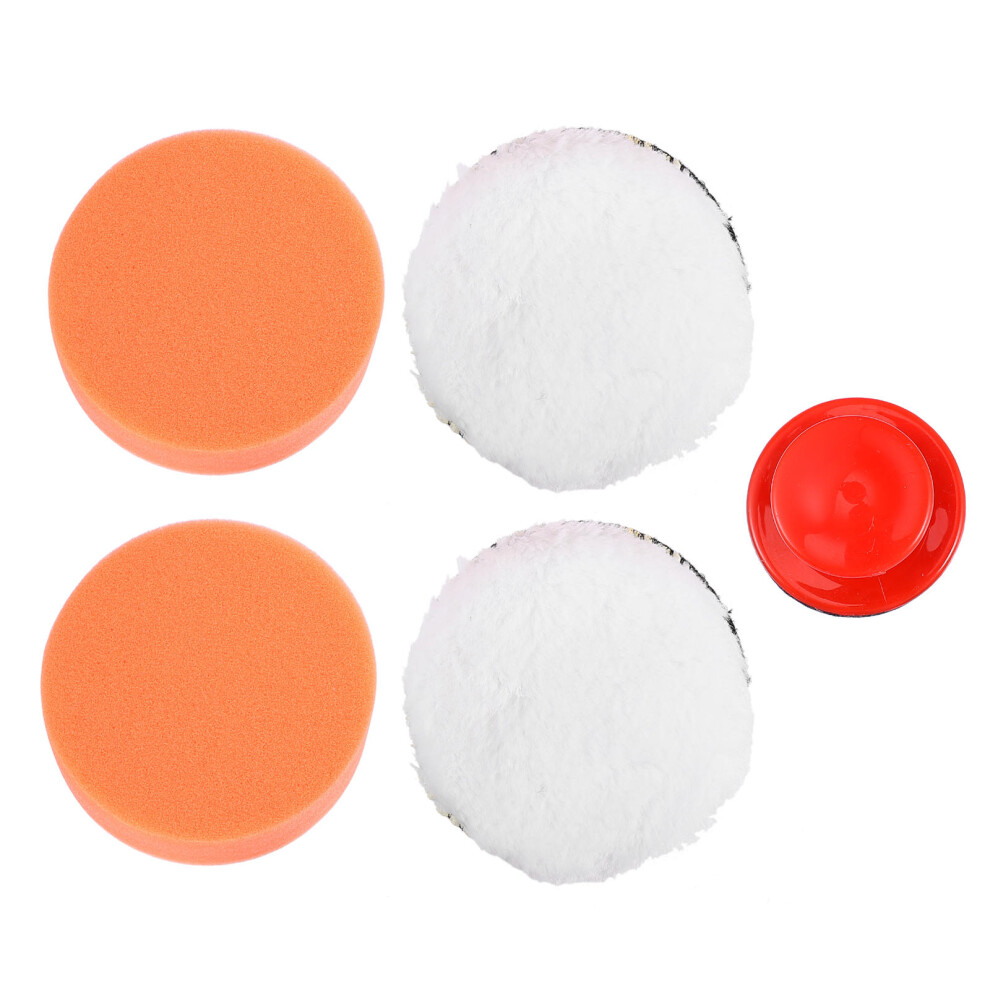 Applicator Cleaning Pads Buffing Polisher Car Sponge Orange 3164024126171