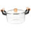 Glass Boiling Pot 1pcs 11.4x7.9x5.1in 1