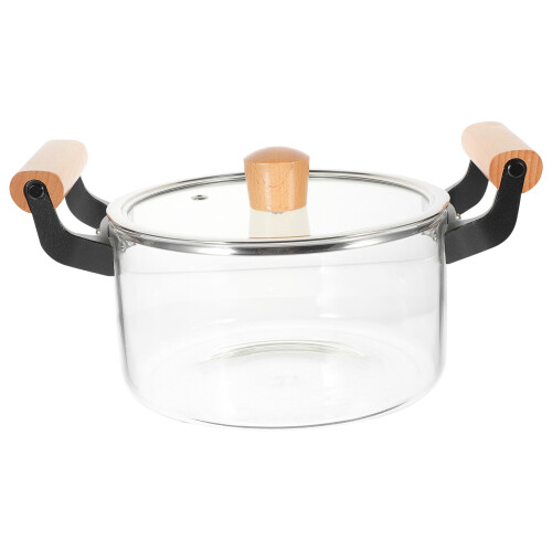 Glass Boiling Pot 1pcs 11.4x7.9x5.1in