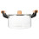 Glass Boiling Pot 1pcs 11.4x7.9x5.1in 10