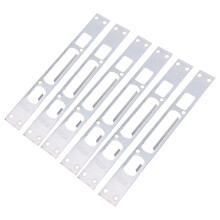 6 Pcs Door Piece Striker Plates For Doors Fasteners Jamb
