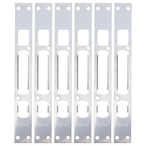 6 Pcs Door Piece Striker Plates For Doors Fasteners Jamb 1