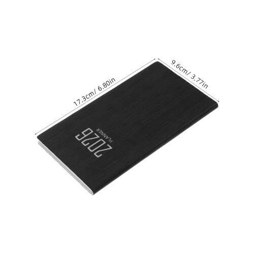 Note Pads Pocket Planner Black Pu For Travel 1pack 1
