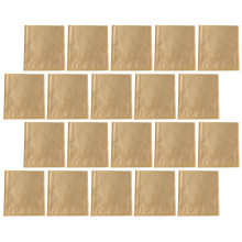 100Pcs Food-Safe Kraft Paper Bakery Bags with Window for Treats
