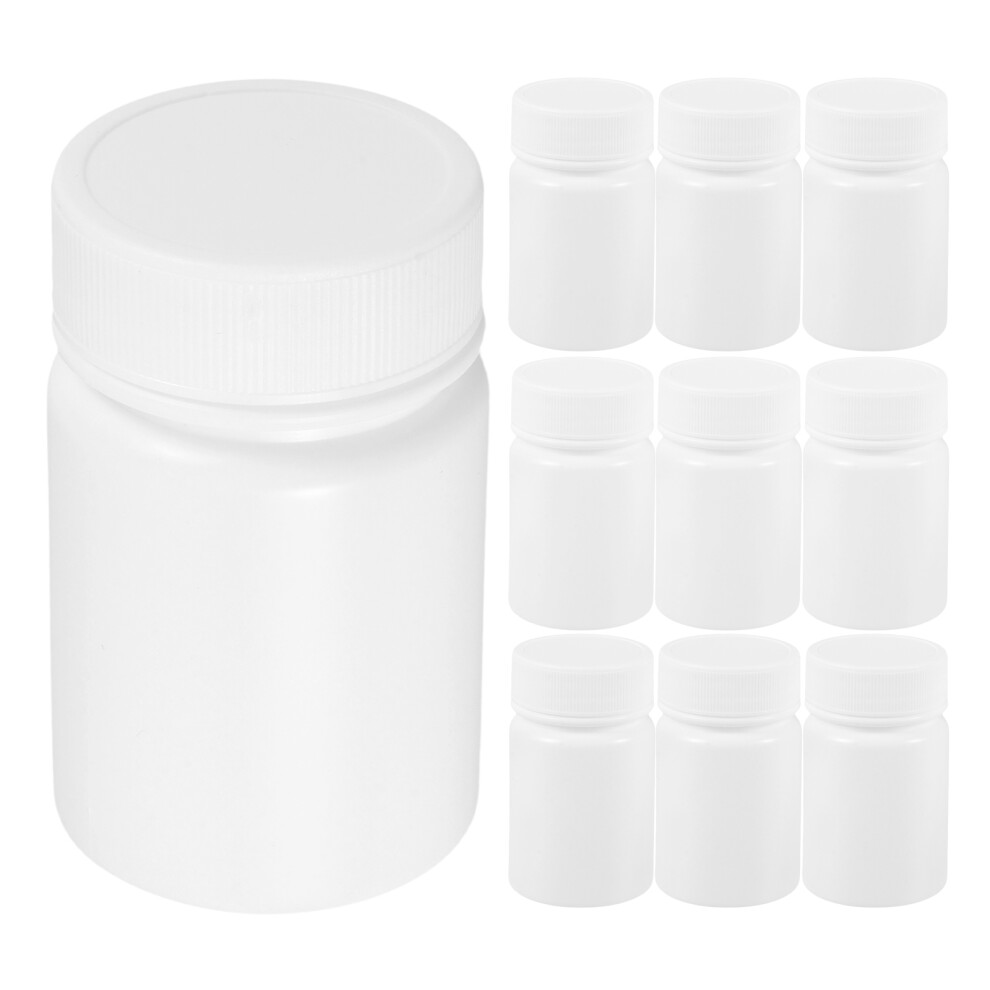 Artibetter Raindrops Small Medicine Containers Plastic 10Pcs 2.4X1.4x1.4in 40Ml