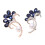 Crystal Brooch Durable Accent Clothing Accessory 3