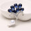 Crystal Brooch Durable Accent Clothing Accessory 11
