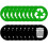 Waste Sorting Decal Sticker Pvc 1 Set 4.91x4.91x0.04in 8