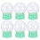 Diy Snowglobe Kit Round Plastic 6pack For Holiday Ornaments 1