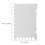 Raindrops Acrylic Paint Scrapers White 7pcs 5.1inch 8