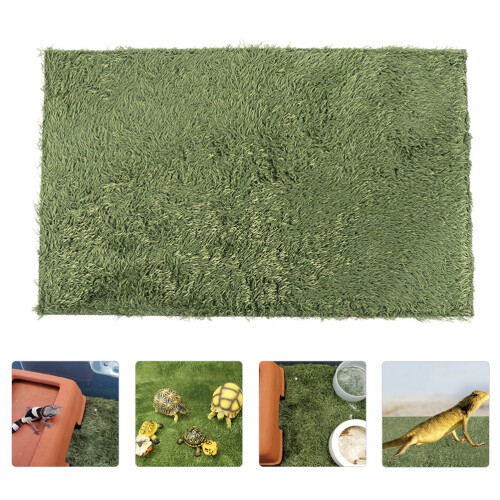 Décoratif Reptile Vert Olive En Coton Support Confortable 2