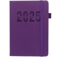 Raindrops Planner Book Purple Pu 1pack 8.3x5.6x1.0in