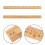 2pcs Sewing Ruler Double Sided Scale Khaki Measuring Tool 11