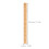 2pcs Sewing Ruler Double Sided Scale Khaki Measuring Tool 3