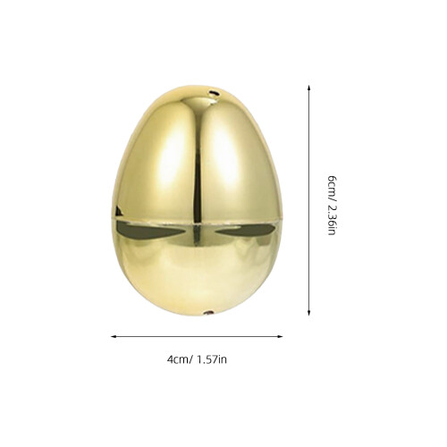 Golden Egg Large Plastic Egg Golden 12pcs Prize Present 2