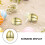 Golden Egg Large Plastic Egg Golden 12pcs Prize Present 7