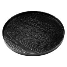Serving Trays For Eating Black Wood 1pack 13x13x0.8in