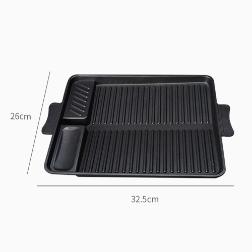 Lightweight Grilling Pan Stain-Resistant Barbecue Dish For 1pc 1