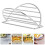 4set Soft Taco Holder Stainless Steel Silver For Kitchen 10