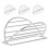 4set Soft Taco Holder Stainless Steel Silver For Kitchen 11