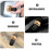 Raindrops 8pcs Tire Cap Replacement Tire Vehicle Stem Cap Valve 7