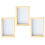 3 Pcs Craft Frame Paper Handmade Making Molds Frames Child 5