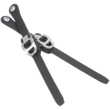 2Pcs Adjustable Black Skate Shoe Strap PP Roller Skates Fixing Buckle