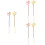 3 Pack Wax Sticks Melted Stamp Premium Sealing Stirrer Stirring 8