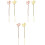 3 Pack Wax Sticks Melted Stamp Premium Sealing Stirrer Stirring 5