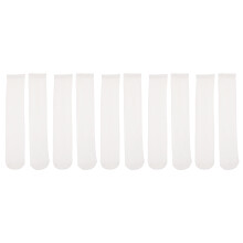 5 Pairs Socks Toddler White Cotton Comfortable For Daily Wear