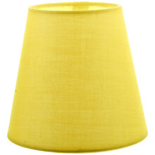2Pcs Yellow Household Lamp Shade Simple Fabric Cover for Table Lamps