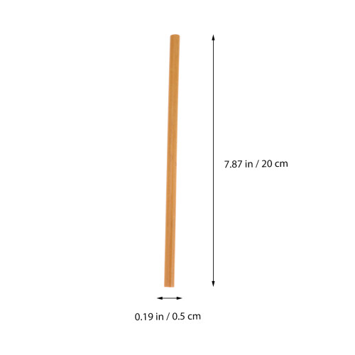 20 Pcs Environmental Friendly Reusable Bamboo Straw For Drinking 1