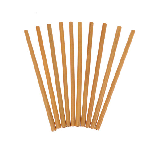 20 Pcs Environmental Friendly Reusable Bamboo Straw For Drinking