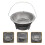 Portable Charcoal Grill Cast Iron Bbq Accessories 1pack Multi 4