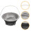 Portable Charcoal Grill Cast Iron Bbq Accessories 1pack Multi 5