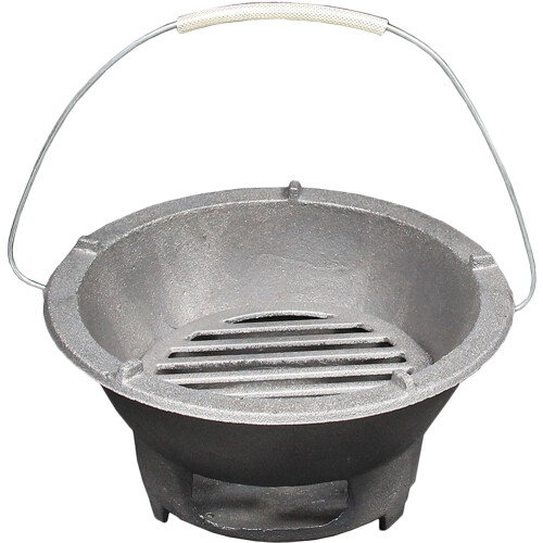 Portable Charcoal Grill Cast Iron Bbq Accessories 1pack Multi 2