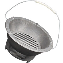 Portable Charcoal Grill Cast Iron Bbq Accessories 1pack Multi