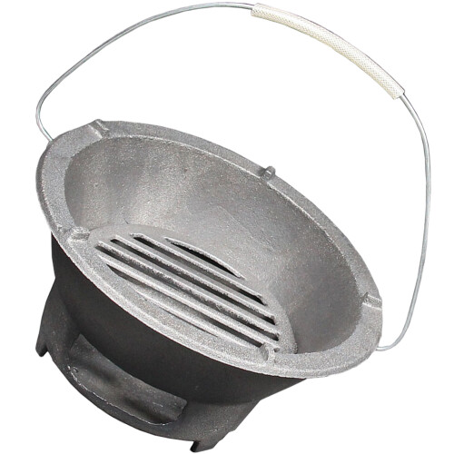 Portable Charcoal Grill Cast Iron Bbq Accessories 1pack Multi