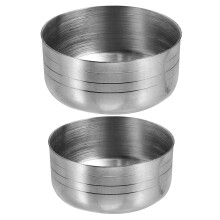 Masteelf 2pcs Shaker Cup Lids Stainless Steel Shaker Cups Supplies