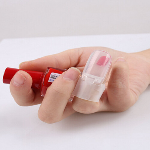 10 Pcs Manicure Nail Protectors Extensions Polish Shield Clip Cap 2