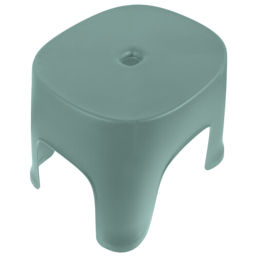 Toddler Plastic Step Stool Non-Slip For Bathroom Use 1pc Green 2